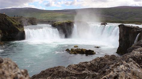 Godafoss Waterfall Iceland Youtube