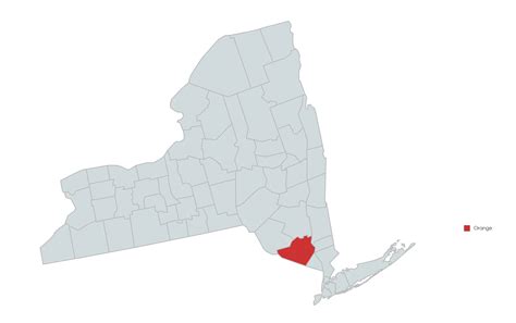 Orange County New York Map Maping Resources