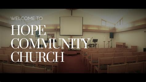 Hope Community Church Hope Community Church