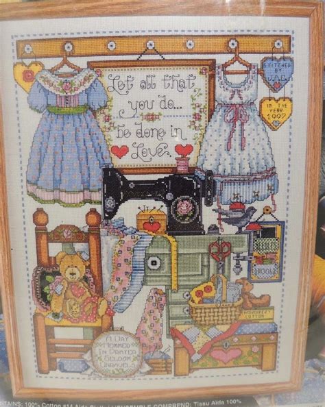 The Sewing Room Counted Cross Stitch Kit Design Works 9702 Joan