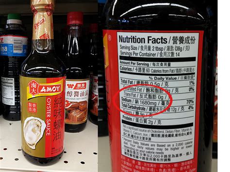 Oyster Sauce Nutritional Value Nutrition Ftempo
