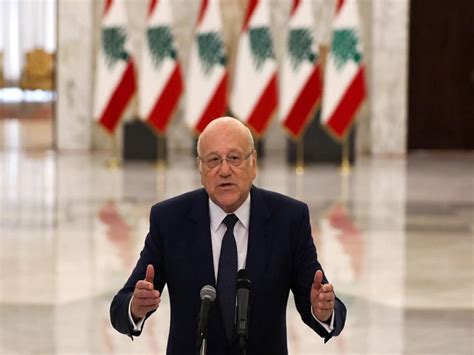 Lebanon Pm Najib Mikati Announces New Lebanese Government Amid Economic