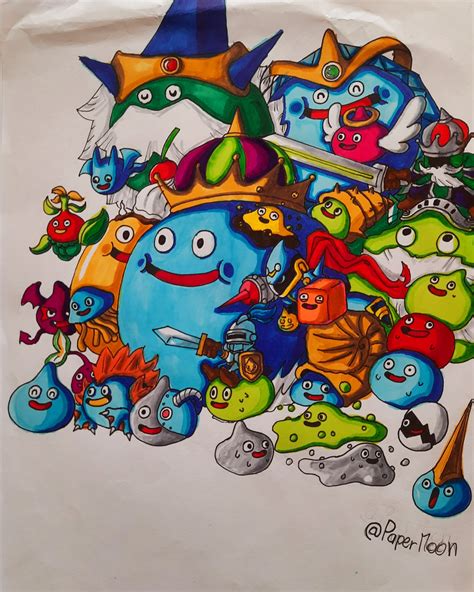 Dragon Quest Slime Festival By Papermoonm On Newgrounds
