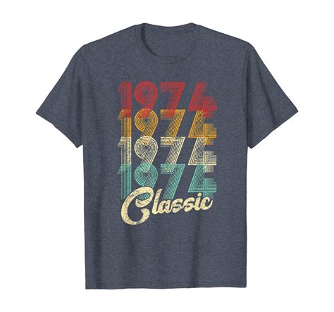 Classic 1974 Vintage 46th Birthday T Men Women T Shirt