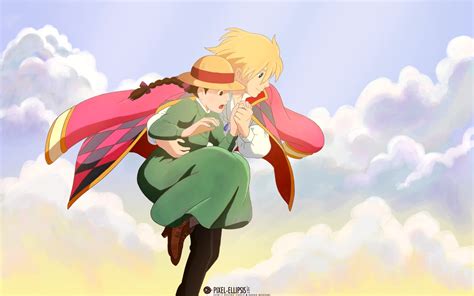 Howls Moving Castle Wallpaper Howl And Sophie Hd Picture Image