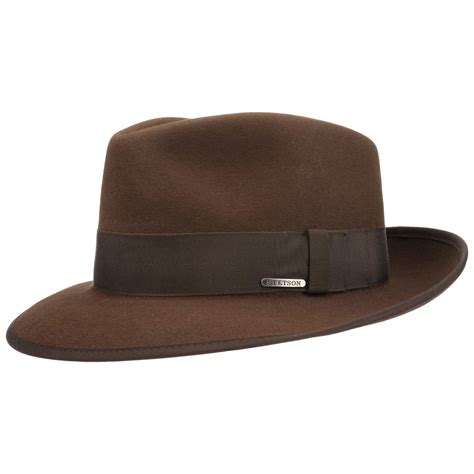 Classic Fur Felt Fedora Hat By Stetson 12900