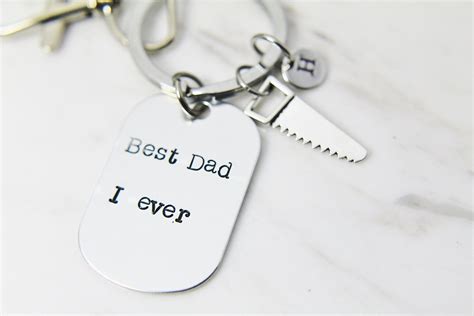 Best Dad T Best Father Day T Best Dad I Ever Charm Etsy