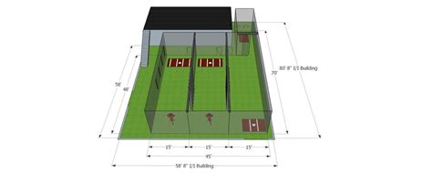 ··· durable artificial turf for indoor baseball facilities. Batting Cage Nets | Florida Sports Facility Design ...