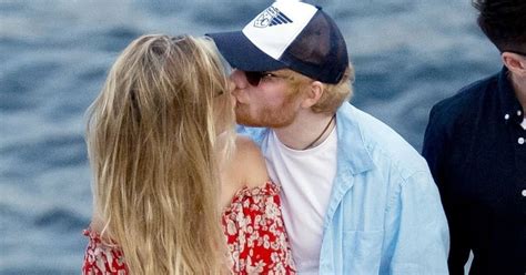 Ed Sheeran And Cherry Seaborn Kissing In Ibiza June 2019 Popsugar Celebrity