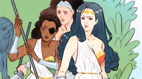 Diana And The Amazons Dc Bombshells 2 ↳ Art By Marguerite Sauvage Casandracaintumblr