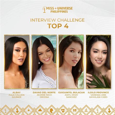 Miss Universe Philippines 2022 Reveals Interview Challenge Winners