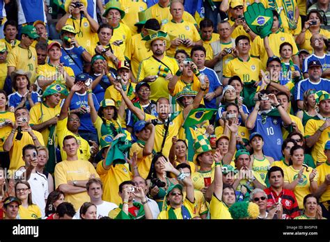 brazilian soccer fans cheering