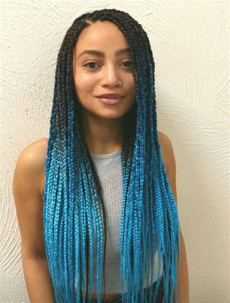 Box Braids With Color 30 Colored Box Braids Styles