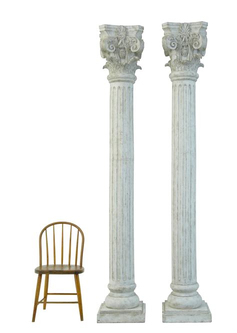 Get free shipping on qualified decorative wood work or buy online pick up in store today in the building materials department. Large Pair of Decorative Carved Wood Corinthian Columns ...
