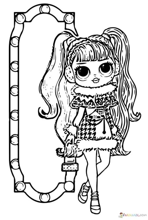 Omg Dolls Coloring Pages Coloring Home