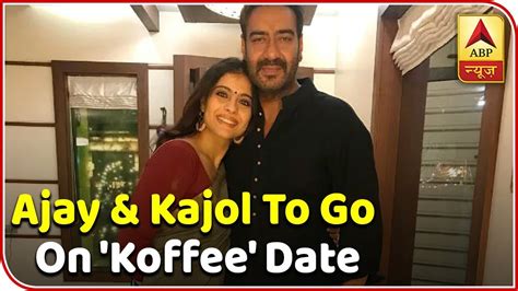 Ajay Devgn And Kajol To Go On Koffee Date With Karan Johar Abp News Youtube