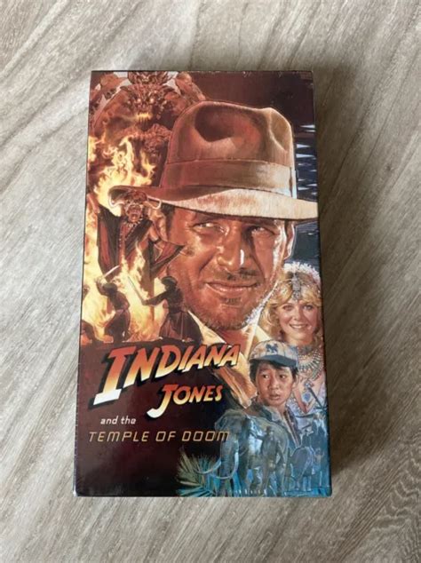 INDIANA JONES AND The Temple Of Doom VHS Tape Factory Sealed New PicClick