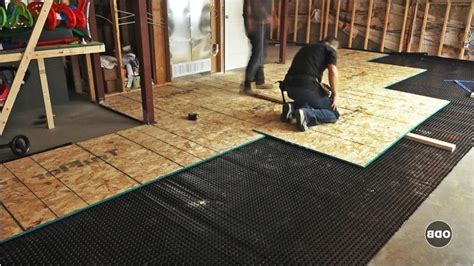 Diy How To Install A Basement Subfloor Youtube From How To Install