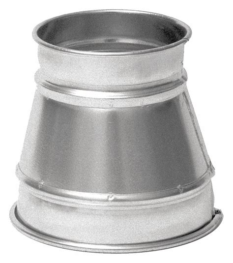 Nordfab Galvanized Steel Reducer 5 In X 4 In Duct Fitting Diameter 7