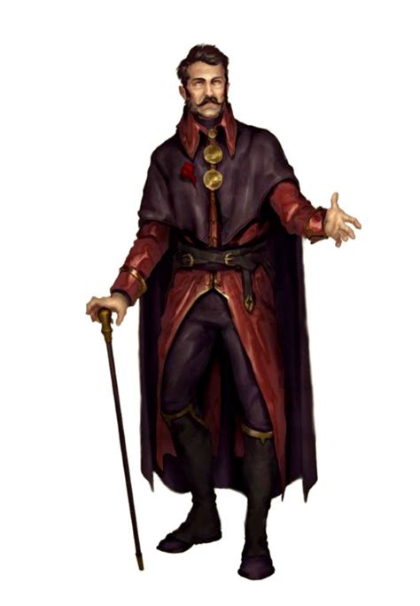Male Human Aristocrat Wizard Pathfinder 2e Pfrpg Dnd Dandd
