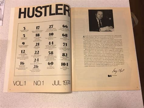 Rare Vintage Original Hustler Magazine July Premier Issue Marida