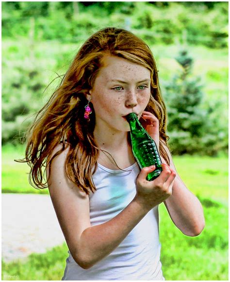 Irish Girl With A Bottle People And Portrait Photos Tomeks Photoblog