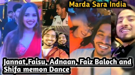 Jannat Zubair And Faisu Dance Video Viral Song Lunch Party Adnaan Hasnain Faiz Baloch And