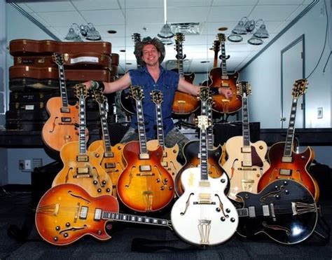 Ted Nugent With His Gibson Byrdland Guitar Collection Yamaha Guitar
