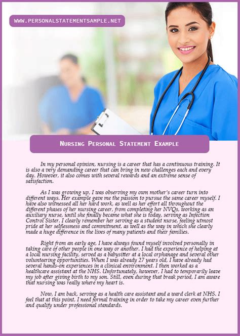 Get The Best Personal Statement Examples For Nursing