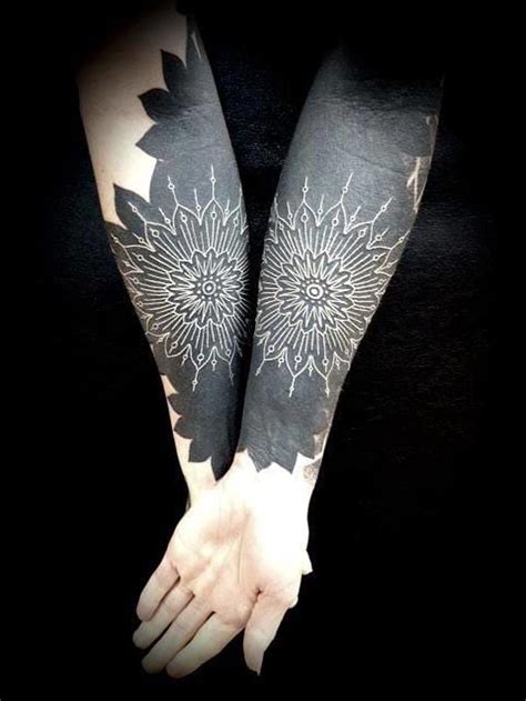 White On Black Tattoo Healed Lynna Maki