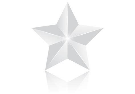 3d Silver Star Vector Download Free Vector Art Stock Graphics And Images