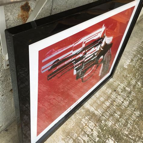 Andy warhol's pop art legacy continues to inspire various forms of contemporary aesthetic expression. 1981 'Gun' Andy Warhol Framed Print | Chairish
