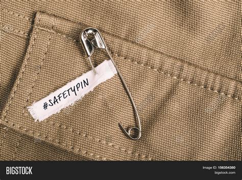 Safety Pins On Clothes Image And Photo Free Trial Bigstock