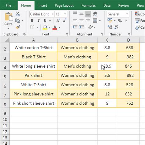 How To Adjust Row Height And Change Width Of Column In Excel With