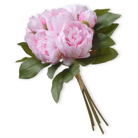 silk peony bundle and reviews birch lane pink peonies bouquet artificial peonies silk peonies