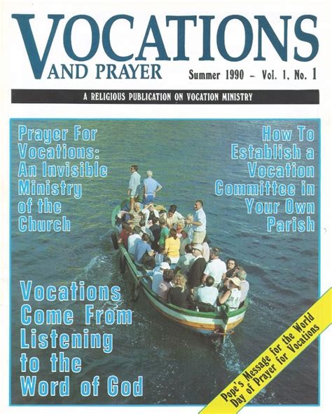 Issue 1 Vocations And Prayer