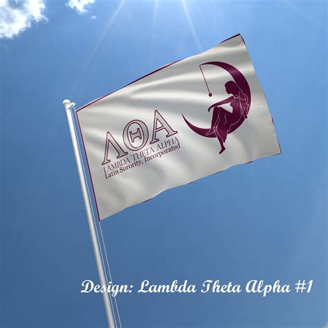 Lambda Theta Alpha Officially Licensed Flag Banner Etsy