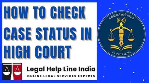 How To Check Case Status In High Court Youtube