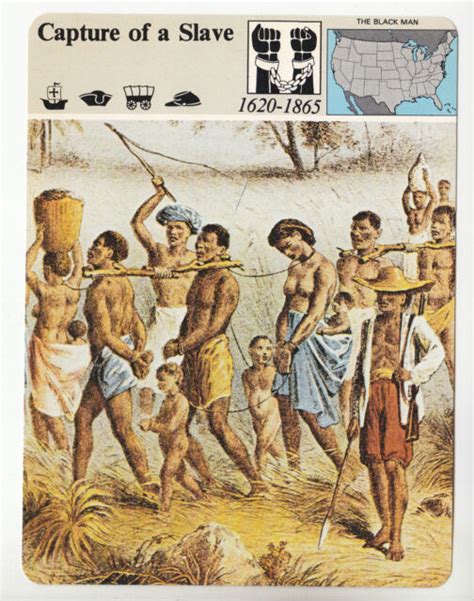 Capture Of A Slave History Of Slavery Africa Artwork 1979 Story Of America Card Ebay
