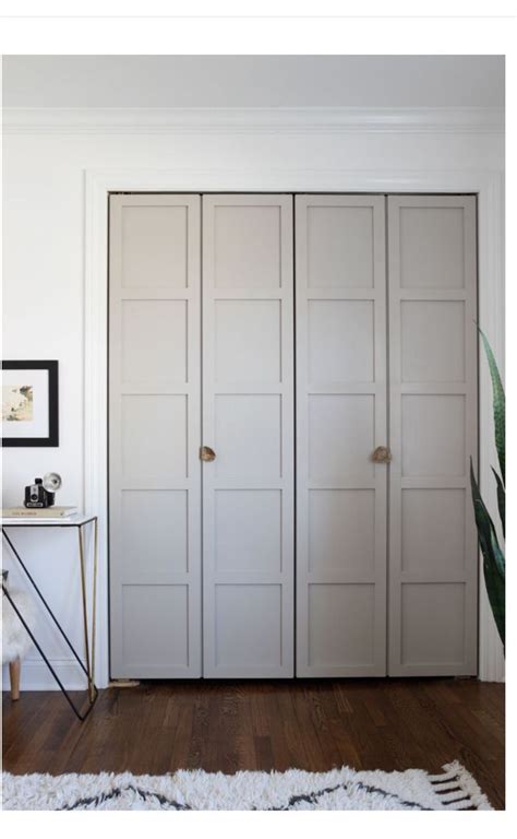 Removing a bifold closet door from its tracks is pretty straight forward. Panels on standard folding closet doors x | Closet door ...