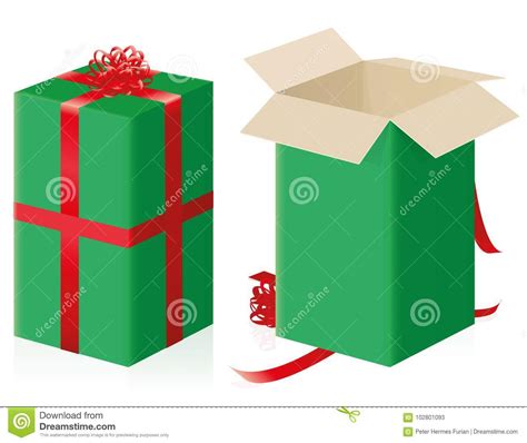 Unpack Package Unboxing Template Box Open Vector Stock Illustration