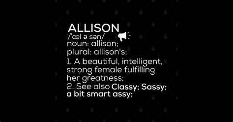 Allison Name Allison Definition Allison Female Name Allison Meaning