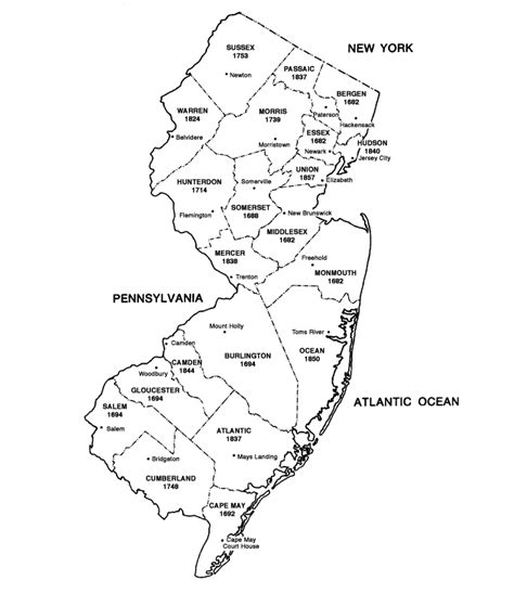 Essex County Nj Map With Cities