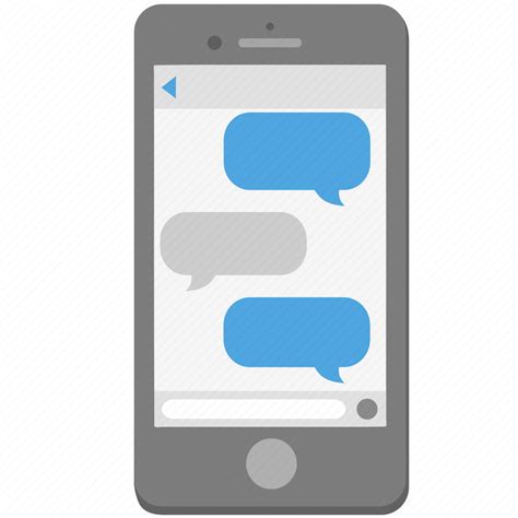 Bubble Chat Iphone Message Phone Smartphone Talk Icon Download
