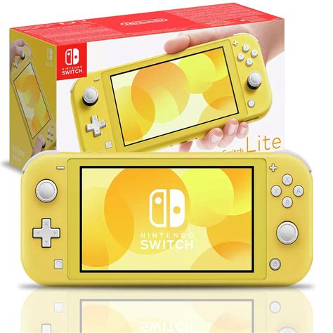 Nintendo Switch Lite Yellow Bundle With Extra Warranty