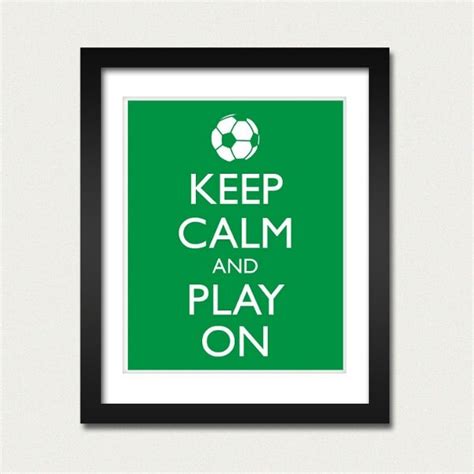 Keep Calm Football Etsy