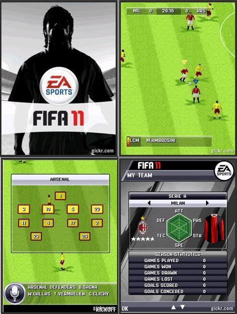 Descargar juegos para celulares gratis. Mi Celular: Juego FIFA 2011 para celulares gratis