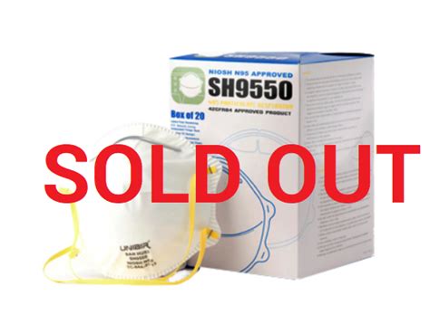 Sh9550 Series N95 Particulate Respirator X 20 Acure Safety