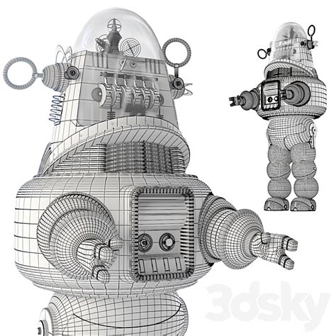 Robby The Robot Miscellaneous 3d Models