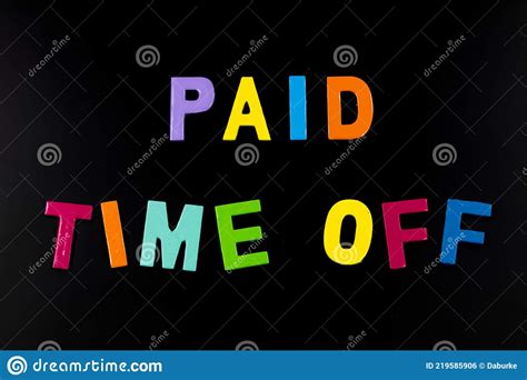 Paid Time Off Pto Sign On A Memo Stick Royalty Free Stock Image